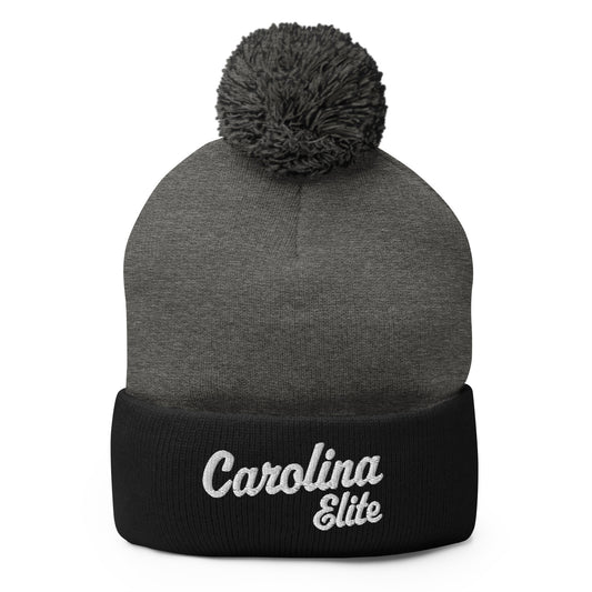 Pom-Pom Beanie | Carolina Elite-Shields | Modern Script Logo