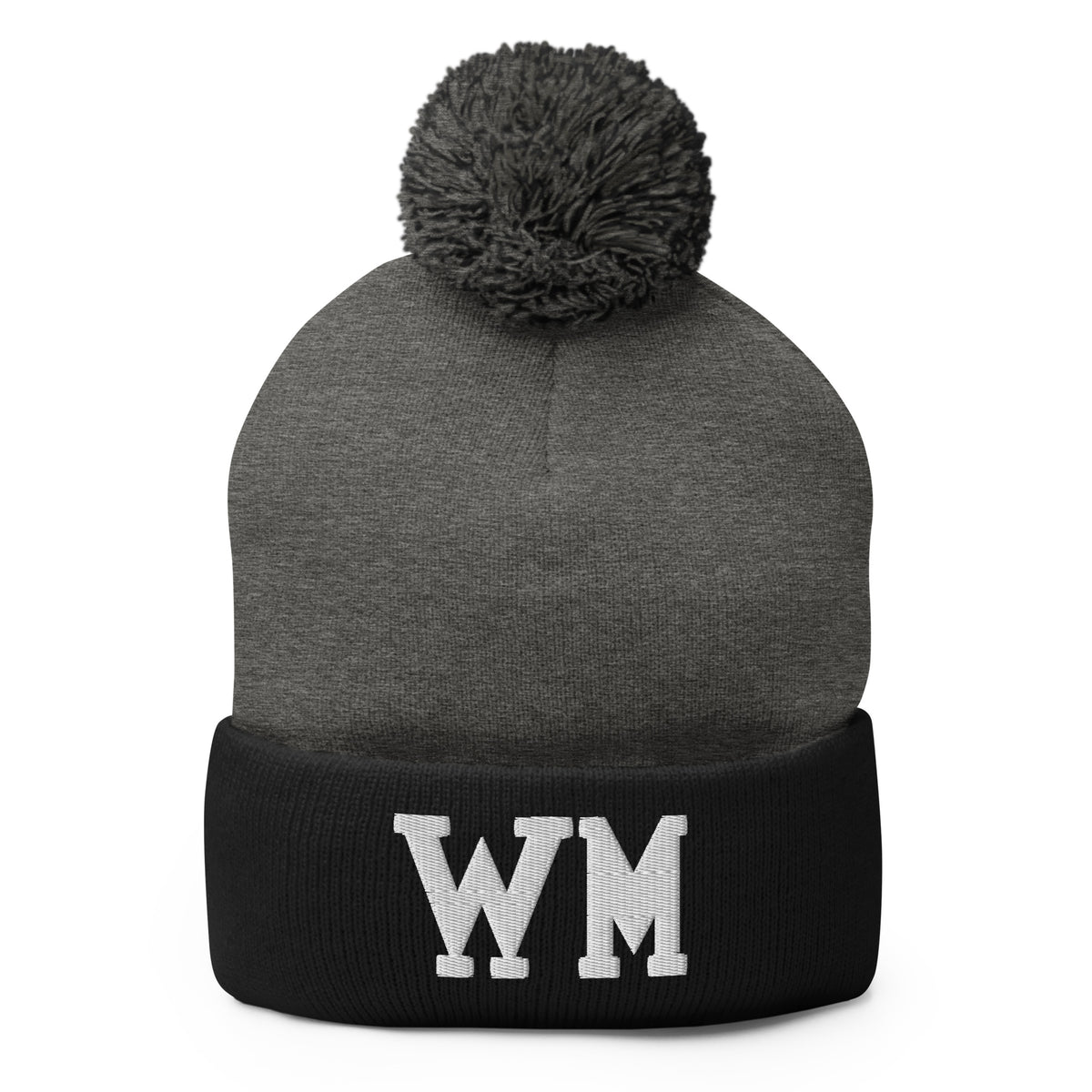 Pom-Pom Beanie | West Milford Indoor Track & Field Team | Emblem Logo