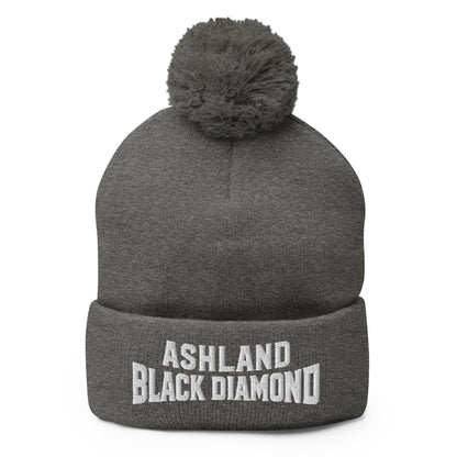 Pom-Pom Beanie | Ashland Black Diamonds | Vanguard Logo