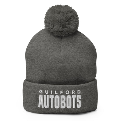 Pom-Pom Beanie | Guilford Autobots | Modern Script Logo