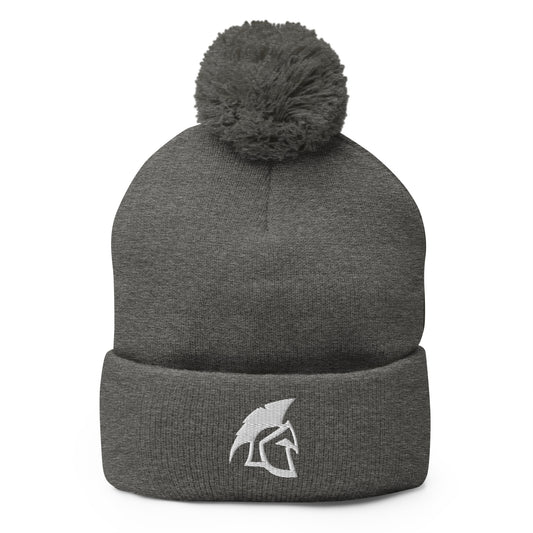 Pom-Pom Beanie | Sanford Spartans | Crest Logo