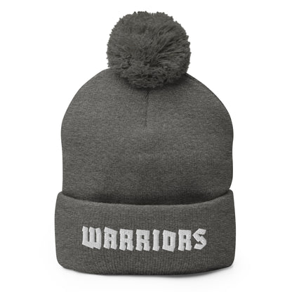 Pom-Pom Beanie | Indian Land Middle School Volleyball | Vanguard Warriors Logo
