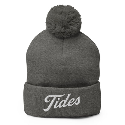 Pom-Pom Beanie | Long Island Tides Baseball | Athletics Logo