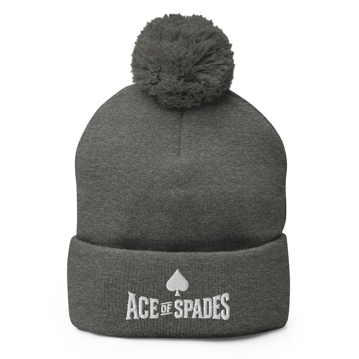 Pom-Pom Beanie | Ace of Spades Boxing Gym | Crest Logo