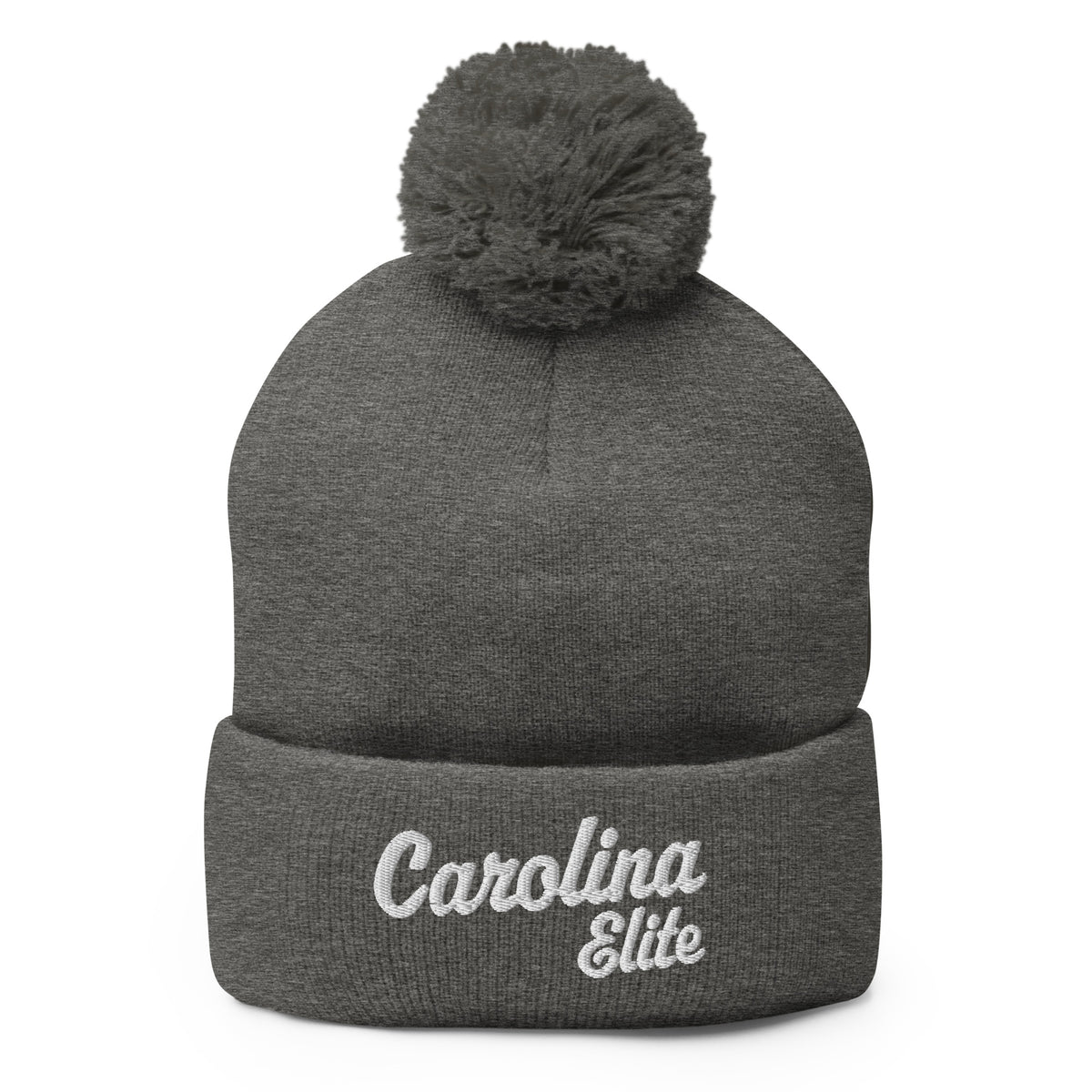 Pom-Pom Beanie | Carolina Elite-Shields | Modern Script Logo