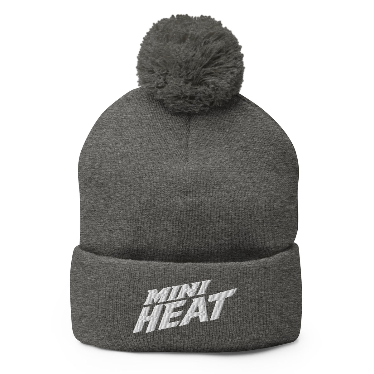 Pom-Pom Beanie | MINI HEAT | Crest Logo