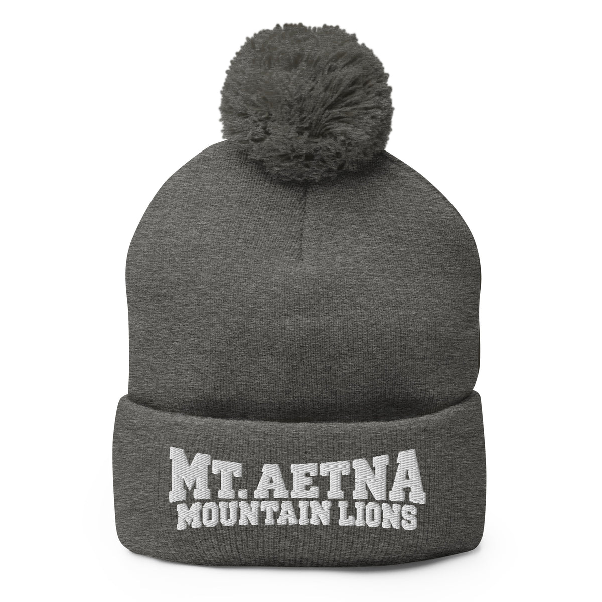 Pom-Pom Beanie | Mt. Aetna Adventist School | Crest Logo