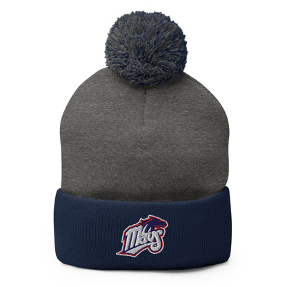 Pom-Pom Beanie | Upper Makefield Mavs - U8 Baseball
