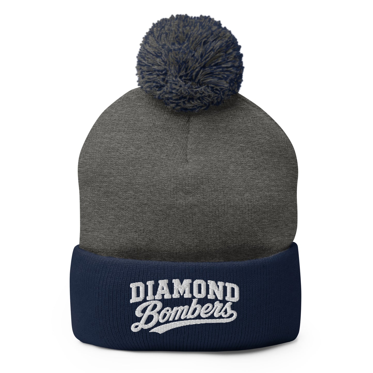 Pom-Pom Beanie | Diamond Bombers | Emblem Logo