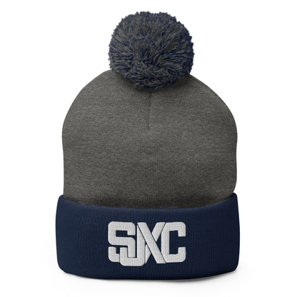 Pom-Pom Beanie | St. Joseph High School - Cross Country | Crest Logo