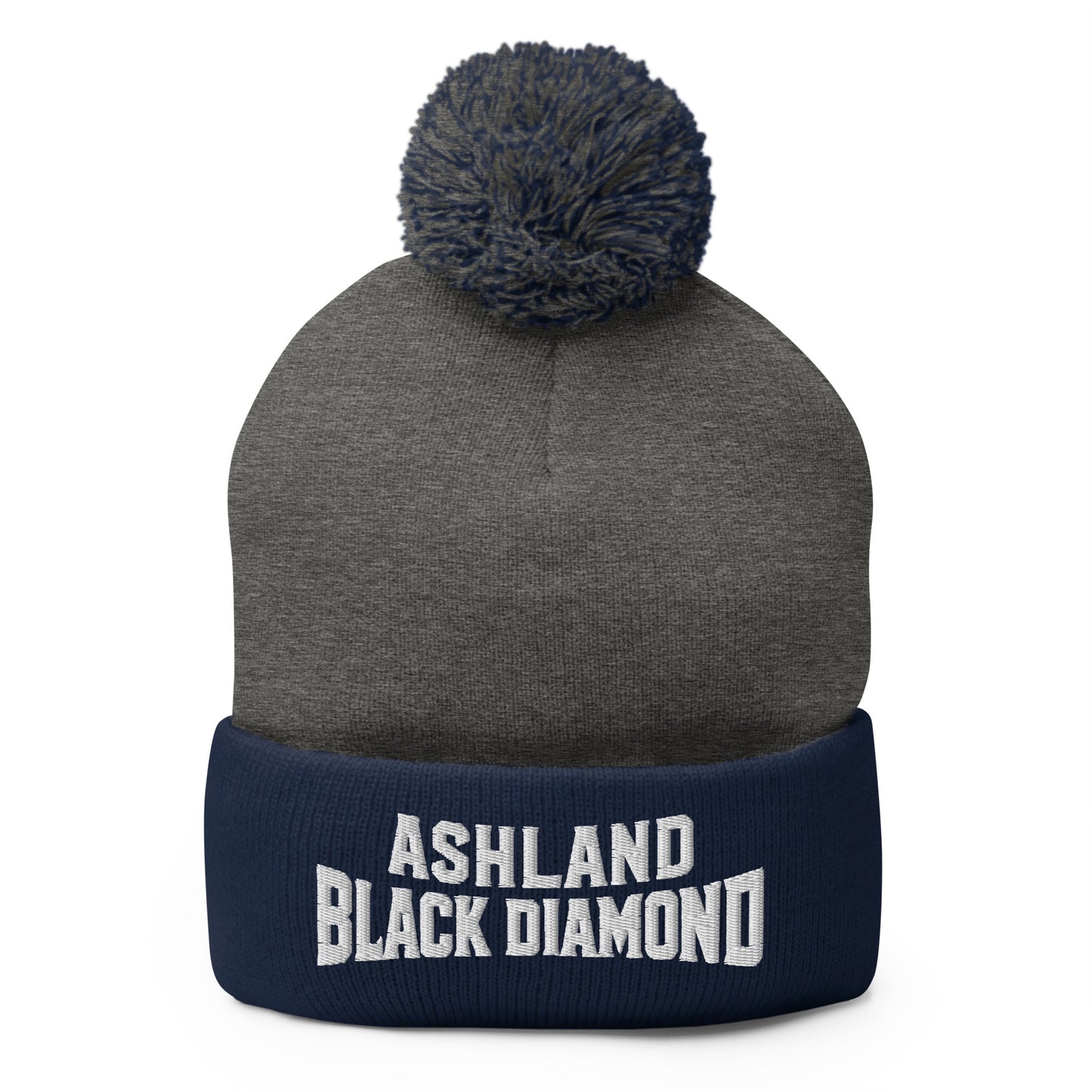 Pom-Pom Beanie | Ashland Black Diamonds | Vanguard Logo