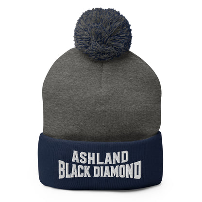Pom-Pom Beanie | Ashland Black Diamonds | Vanguard Logo