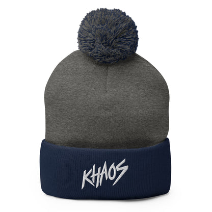 Pom-Pom Beanie | Khaos Softball | Athletics Logo