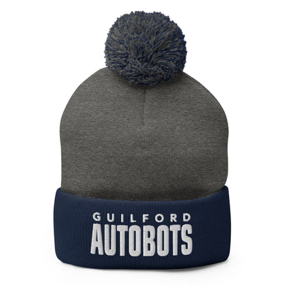 Pom-Pom Beanie | Guilford Autobots | Modern Script Logo