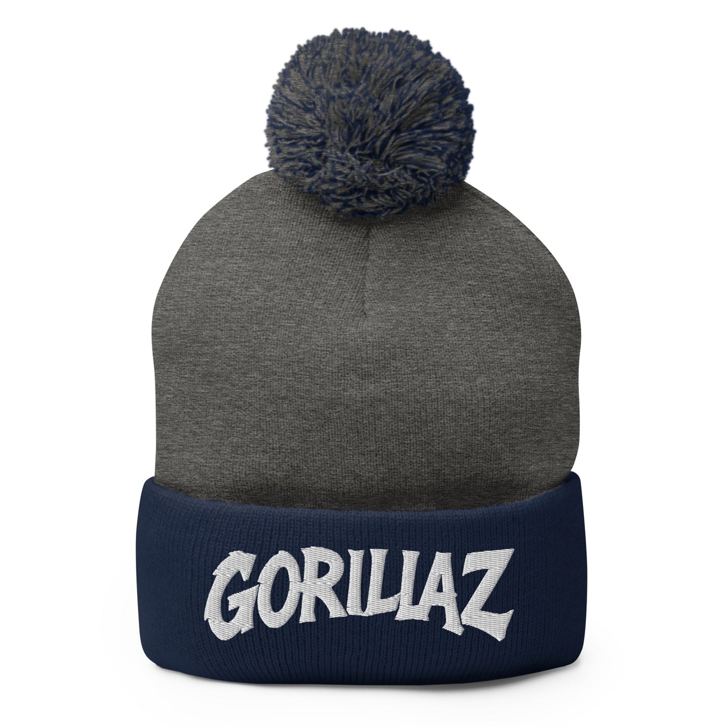 Pom-Pom Beanie | Gorillaz | Modern Script Logo