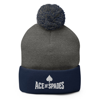 Pom-Pom Beanie | Ace of Spades Boxing Gym | Crest Logo