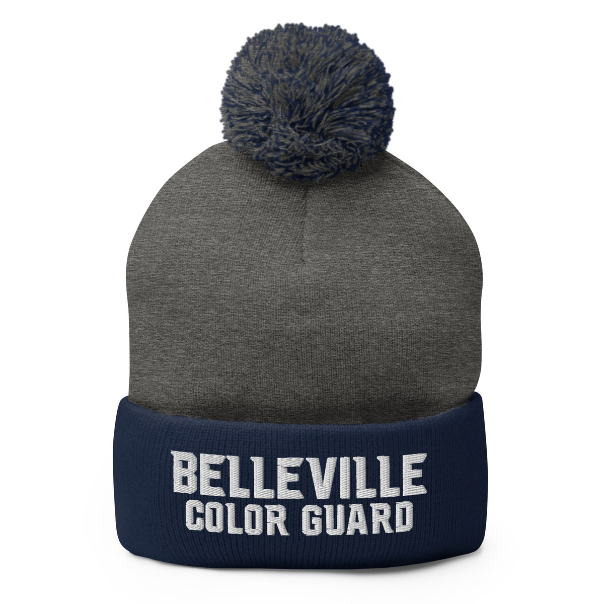 Pom-Pom Beanie | Belleville Community Guard Programs | Vanguard Logo