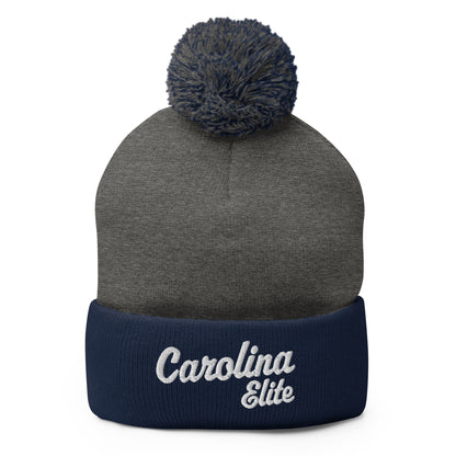 Pom-Pom Beanie | Carolina Elite-Shields | Modern Script Logo