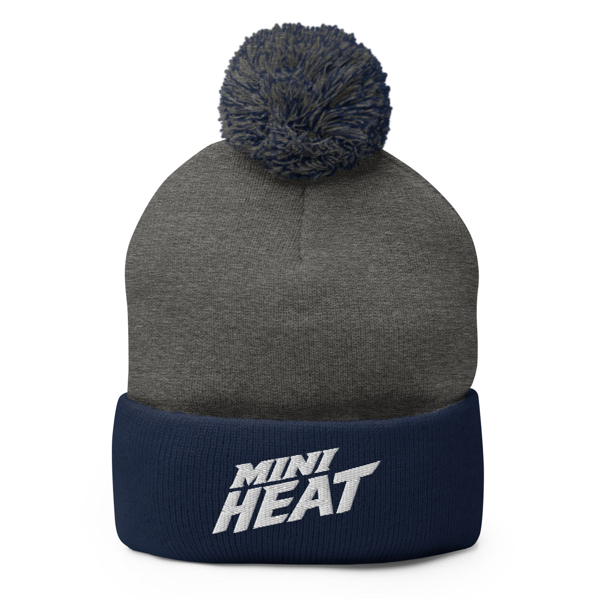 Pom-Pom Beanie | MINI HEAT | Crest Logo