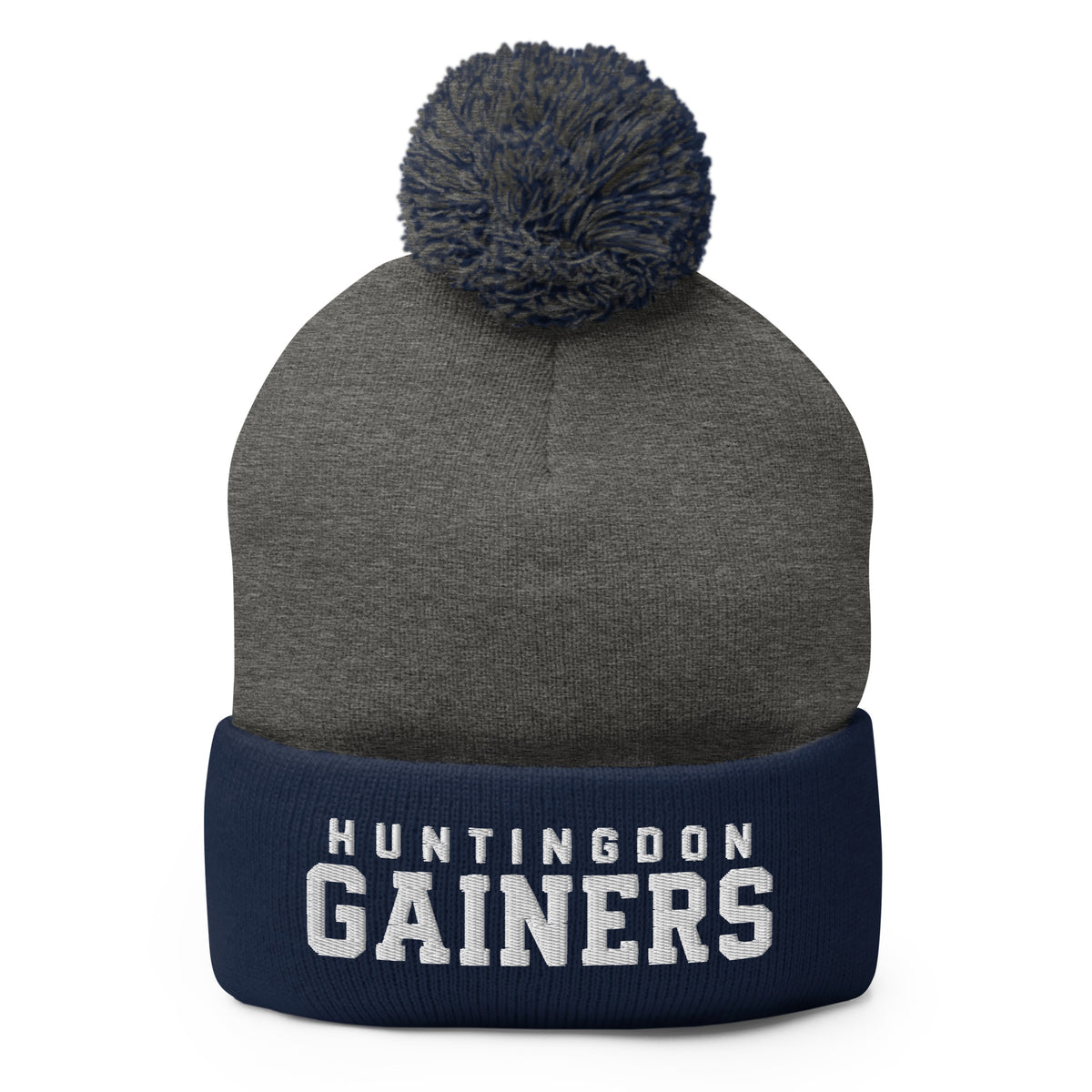 Pom-Pom Beanie | HCC Gymnastics | Gainers Emblem Logo