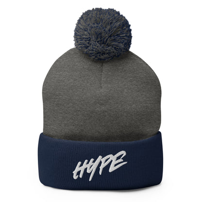 Pom-Pom Beanie | Hype Baseball Club | Crest Logo