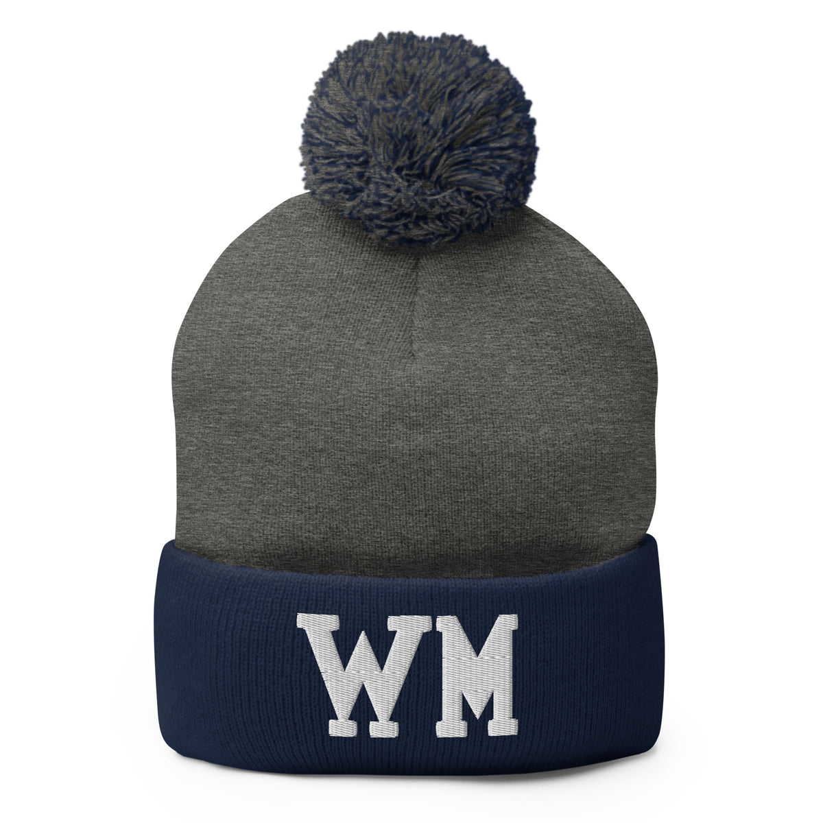 Pom-Pom Beanie | West Milford Indoor Track & Field Team | Emblem Logo