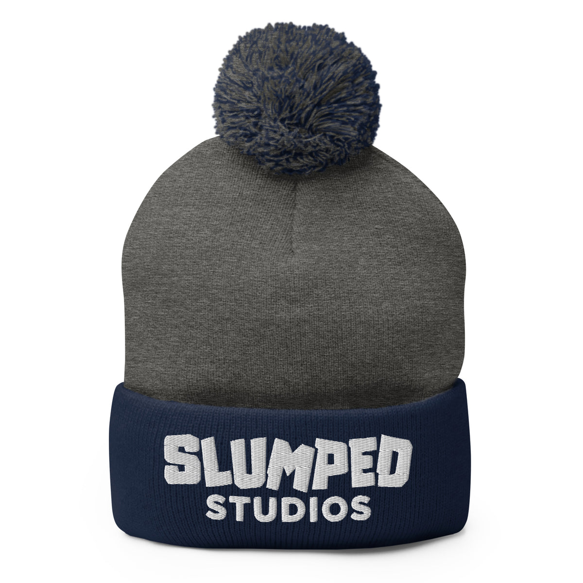 Pom-Pom Beanie | SlumpedStudios | Crest Logo