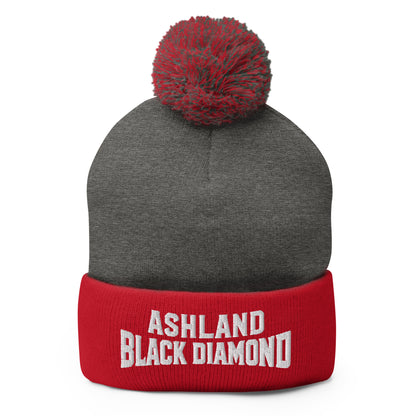 Pom-Pom Beanie | Ashland Black Diamonds | Vanguard Logo