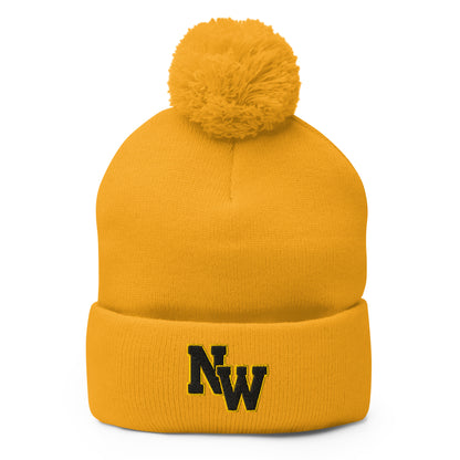 Pom-Pom Beanie | Northwest High School | Badge Logo