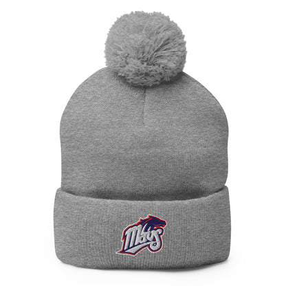 Pom-Pom Beanie | Upper Makefield Mavs - U8 Baseball