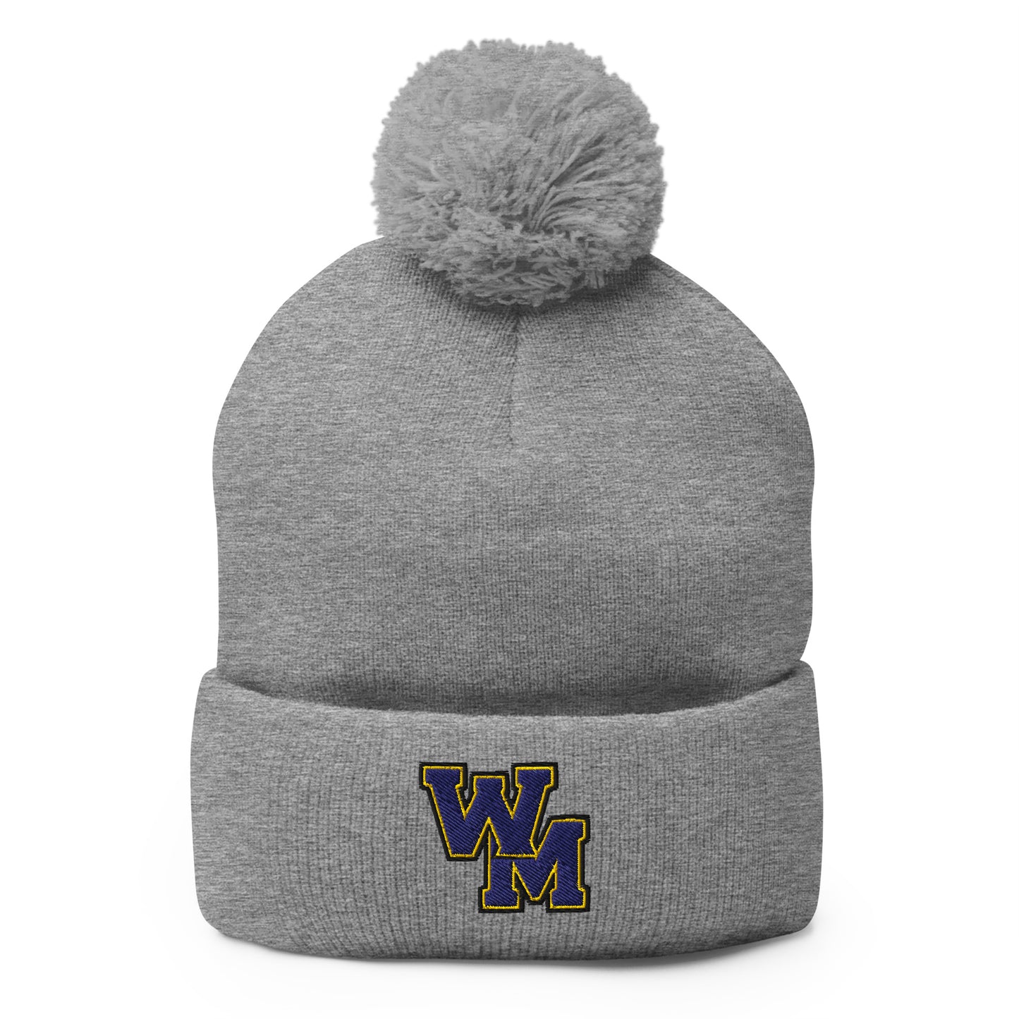 Pom-Pom Beanie | West Memphis Community Christian College Gators | WM-Mark Logo