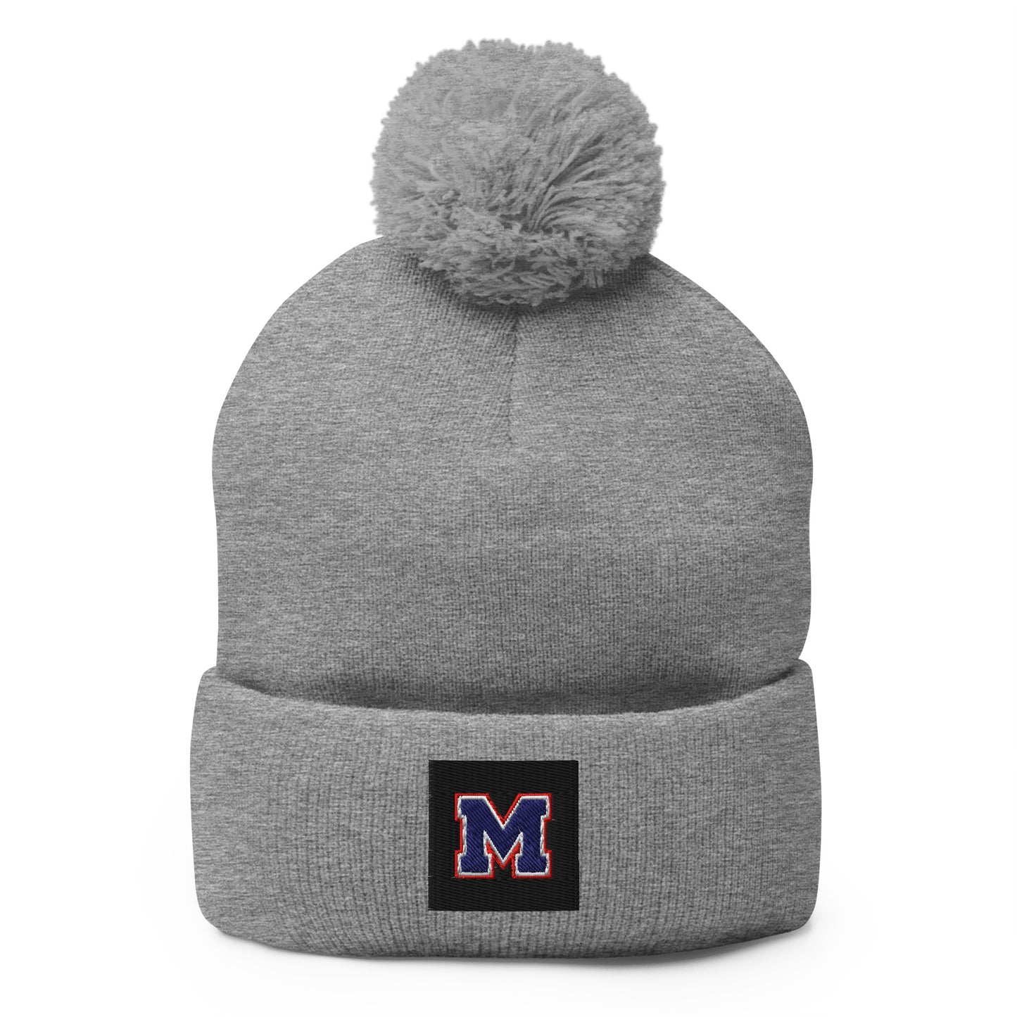Pom-Pom Beanie | Michigan Select Baseball | M Lettermark Logo