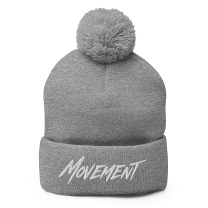 Pom-Pom Beanie | Movement Dance Studio | Script Logo