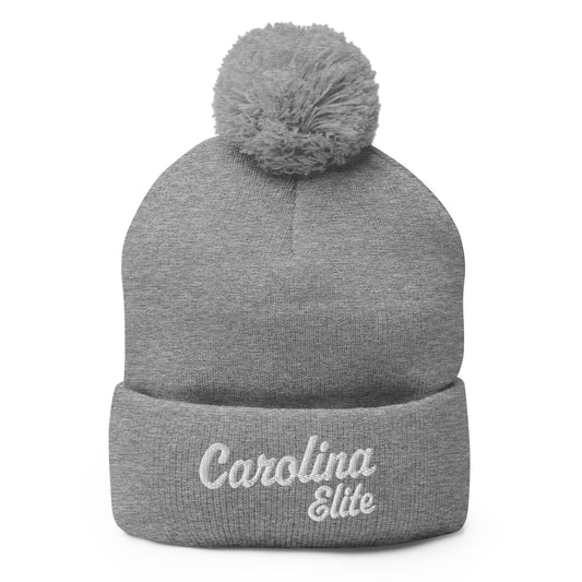 Pom-Pom Beanie | Carolina Elite-Shields | Modern Script Logo