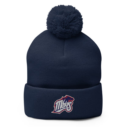 Pom-Pom Beanie | Upper Makefield Mavs - U8 Baseball