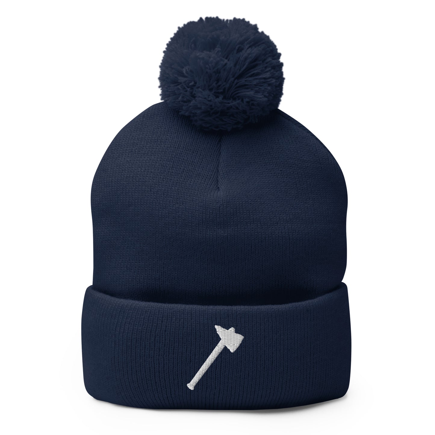 Pom-Pom Beanie | Tomahawks | Emblem Logo