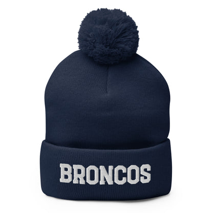 Pom-Pom Beanie | Rapid City Broncos - BHYFL | Athletics Logo