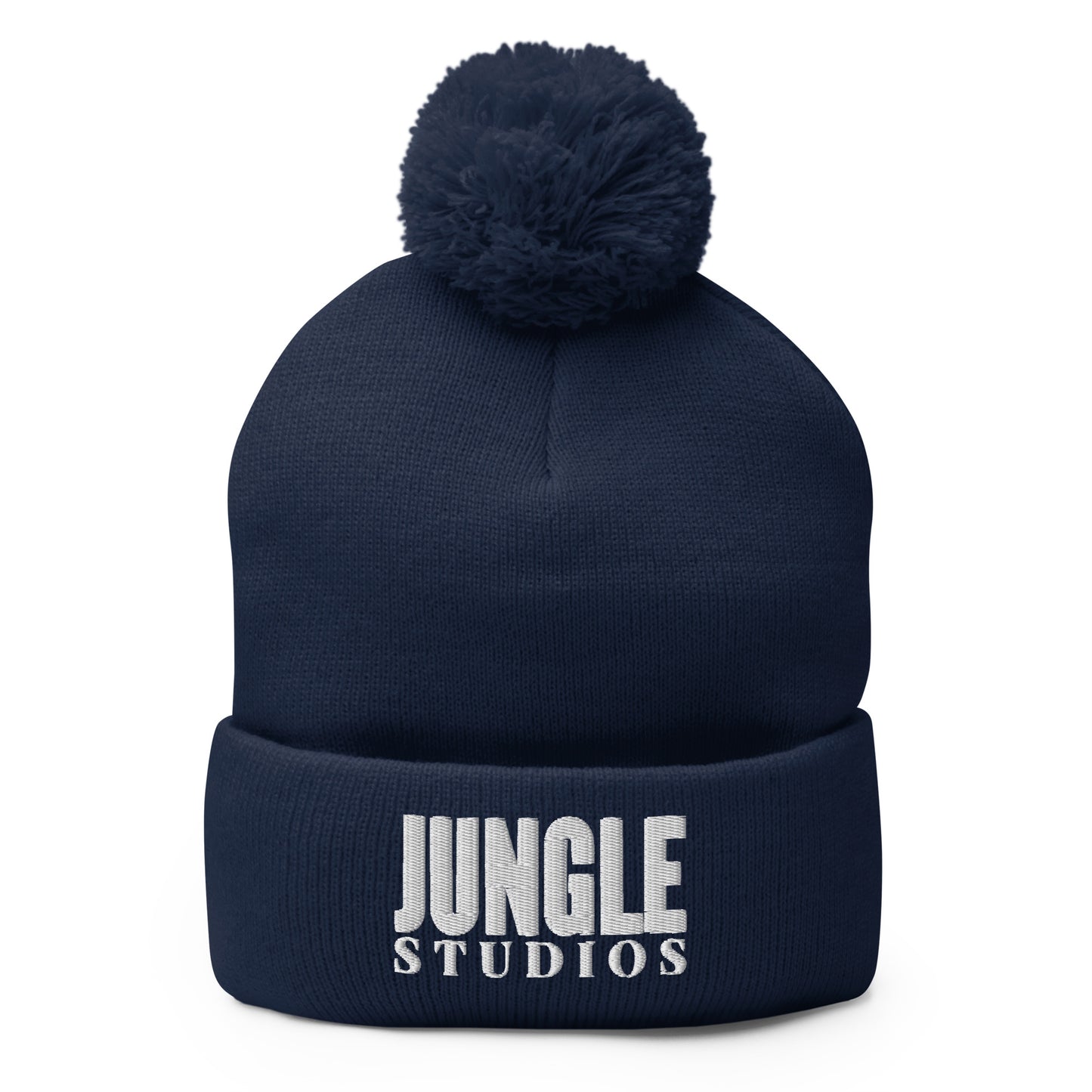 Pom-Pom Beanie | Jungle Studios | Script Logo