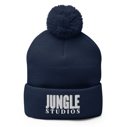 Pom-Pom Beanie | Jungle Studios | Script Logo