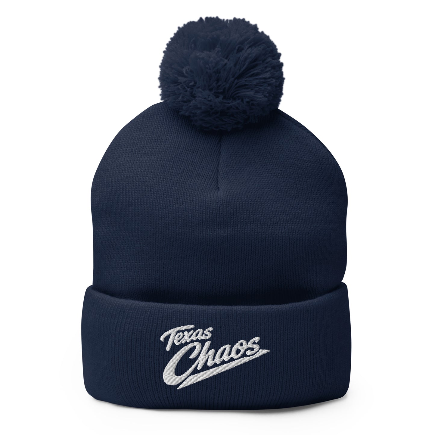 Pom-Pom Beanie | Texas Chaos | Crest Logo