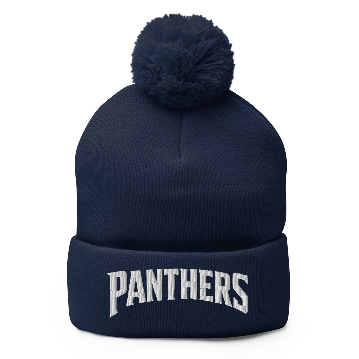 Pom-Pom Beanie | Central Falls Panthers | Script Logo