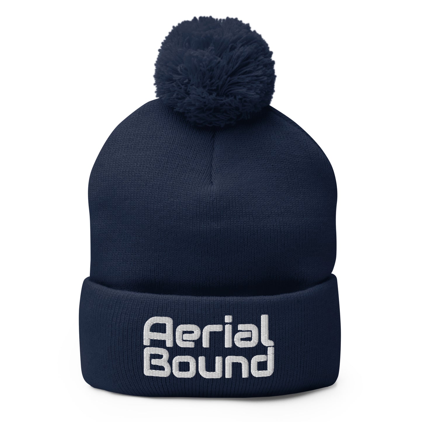 Pom-Pom Beanie | Aerial Bound Athletics | Script Logo
