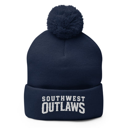 Pom-Pom Beanie | Southwest Outlaws | Crest Logo