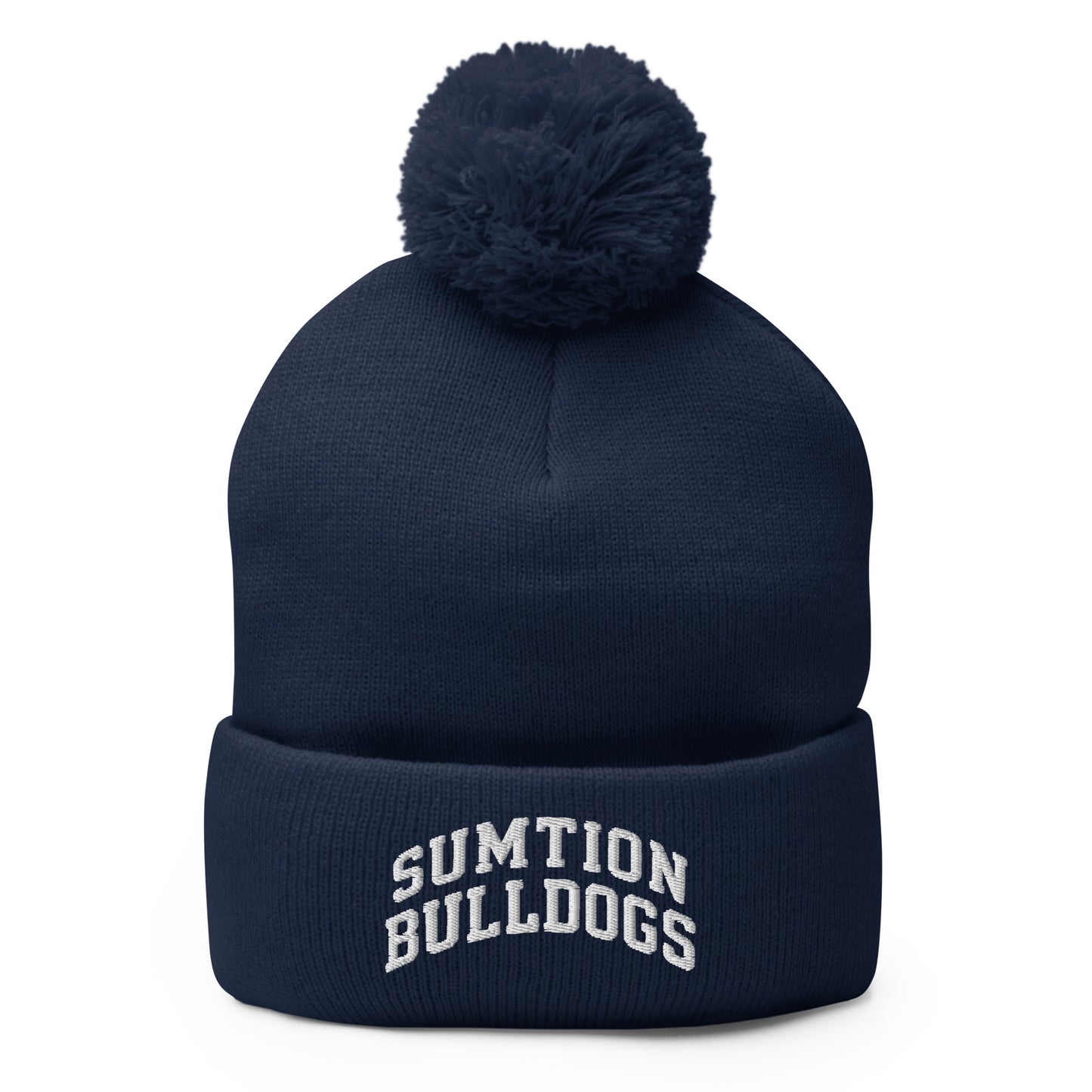 Pom-Pom Beanie | Sumtion bulldogs | Crest Logo