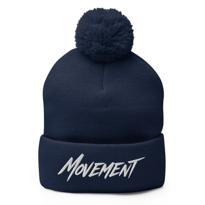 Pom-Pom Beanie | Movement Dance Studio | Script Logo