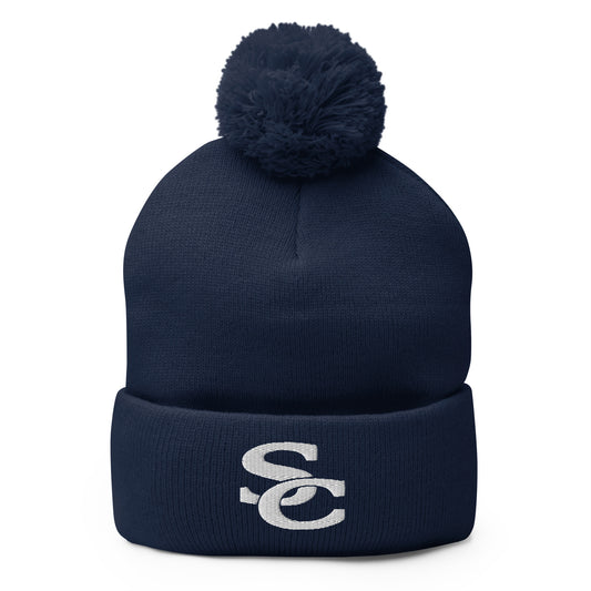 Pom-Pom Beanie | TEAM SC ELITE | Emblem Logo