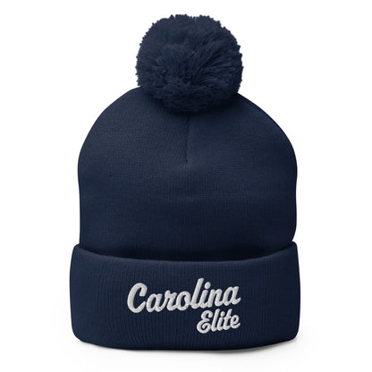 Pom-Pom Beanie | Carolina Elite-Shields | Modern Script Logo