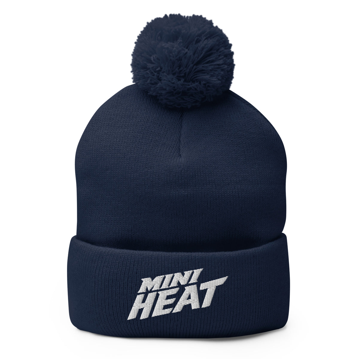 Pom-Pom Beanie | MINI HEAT | Crest Logo