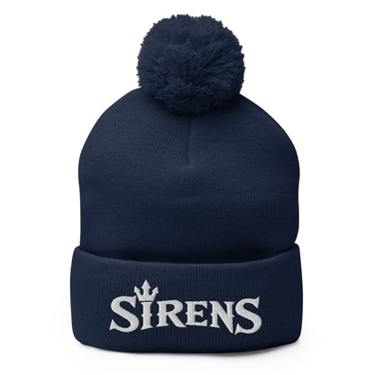 Pom-Pom Beanie | Naples Sirens | Emblem (Variant) Logo