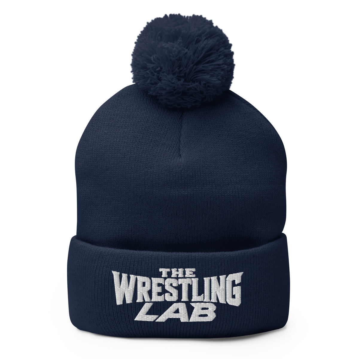 Pom-Pom Beanie | The Wrestling Lab | Script Logo